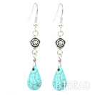 drop turquoise earrings