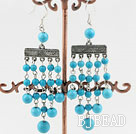 blue turquoise earrings