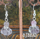 rainbow flourite earrings