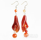 natural agate earrings