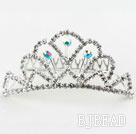 Beautiful Alloy With Rhinestones Wedding Bridal Tiara with Combs