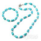 turquoise pearl set