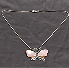 Classic Design Pink Shell Butterfly Shape V...