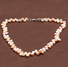 19 pulgadas blanco perla y el collar con ci...