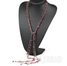 y Strand naturlige ametyst y shape necklace...