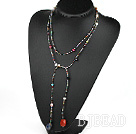 e long style necklace kleur steen lange stijl ketting