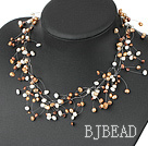 fancy pearl necklace with lobster clasp