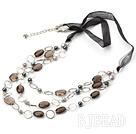 fashion smoky quartze necklace