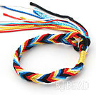 Nieuwe Stijl Multi Color Wish Thread Verstelbare geweven armband