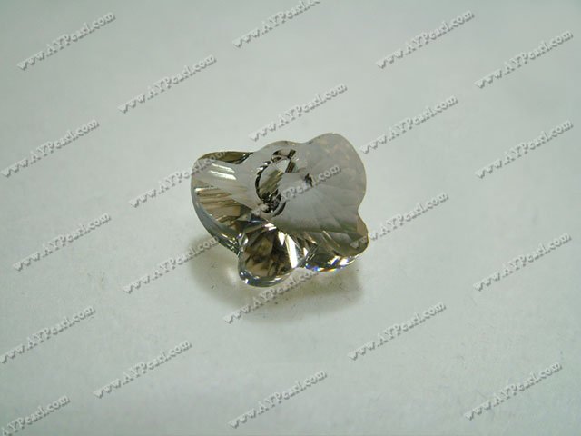 Handmade Austrian crystal butterfly pendant