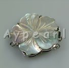 Handmade seashell flower clasp