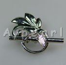 Discount flower toggle clasp