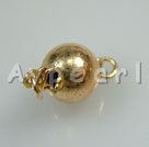 Handmade golden clasp