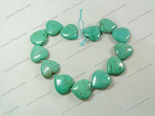 Handmade veins turquoise