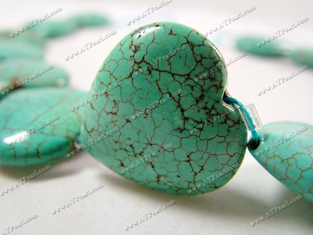 Handmade veins turquoise