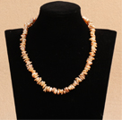 Fashion 5-6mm Natural White Freshwater Pearl Necklace With Nice Rhinestone Pendant