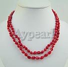Handmade coral necklace 