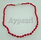 Discount 7-8mm coral beaded necklace