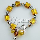 Handmade colored glaze bracelet