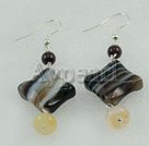 agate earrings