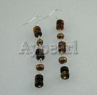 Discount pearl and tiger's eye earrings
