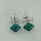 turquoise and blue jade earrings