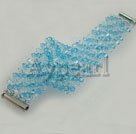 4mm austrian crystal strand bracelet