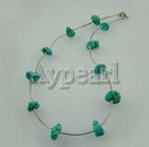 Discount 8-9mm mode turquoise ketting
