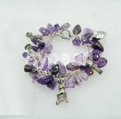 Handmade amethyst bracelet