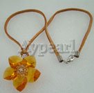 austrian crystal flower necklace