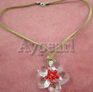 austrian crystal flower necklace