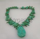 Handmade turquoise necklace 