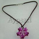 austrian crystal flower necklace