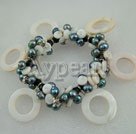 Handmade pearl shell bracelet