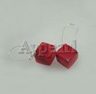 Handmade coral earrings 