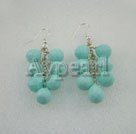 Handmade crystal earrings