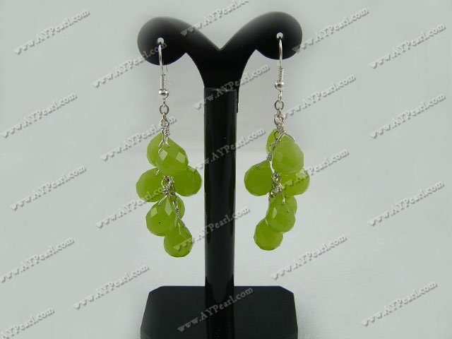 Handmade crystal earrings