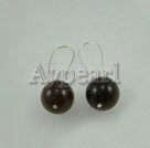 Handmade smoky quartz earrings