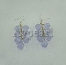 crystal cluster earrings under $ 5