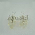 Handmade crystal earrings
