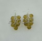 Handmade crystal earrings