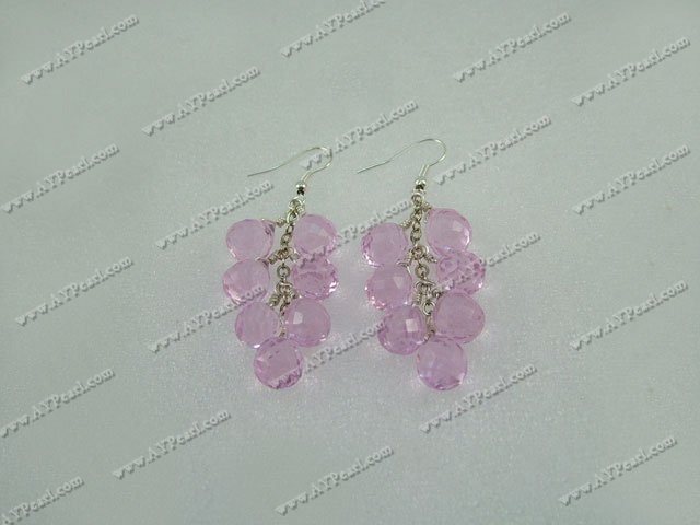 Handmade crystal earrings