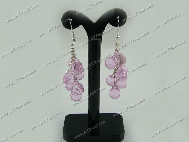 Handmade crystal earrings
