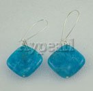 blue stone earrings