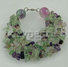 Rainbow fluorite bracelet