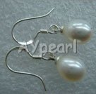 Handmade pearl earrings