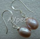 Handmade pearl earrings