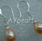 Handmade pearl earrings