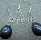 Handmade pearl earrings
