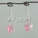austrian crystal flower earrings